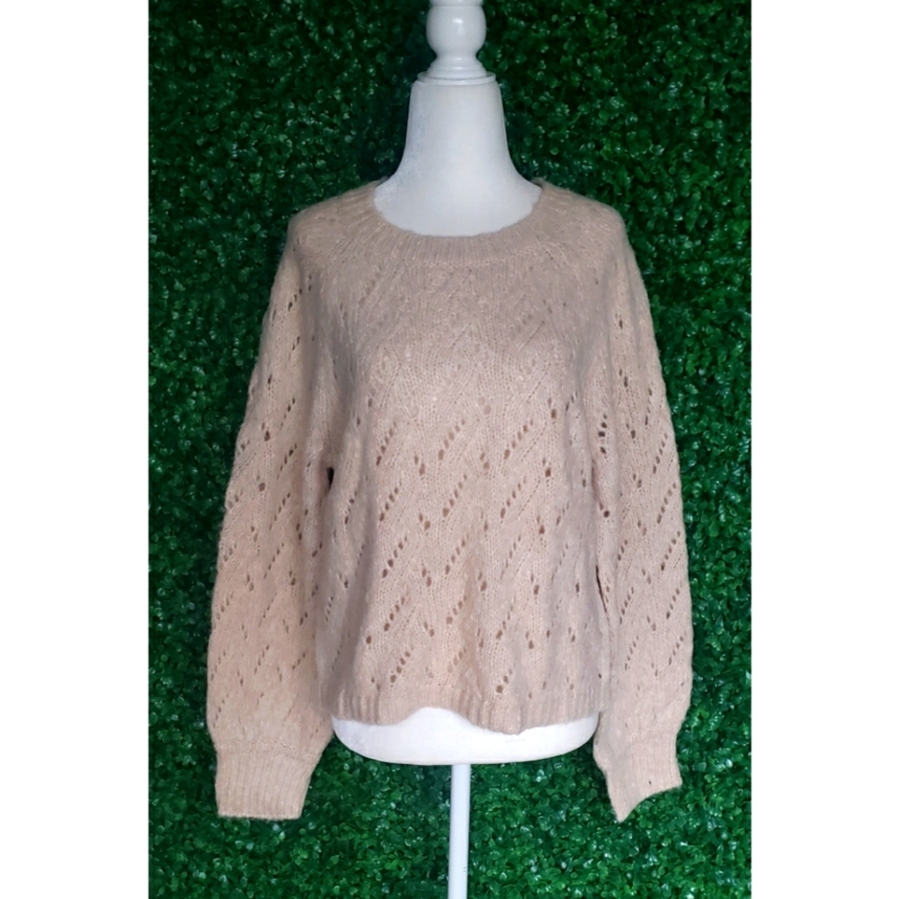 J.Crew Pointelle crewneck sweater - Picture 3 of 6